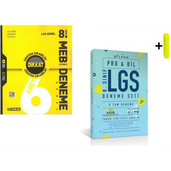 Hız Ve Bilfen 8. Sınıf LGS Genel Deneme Yeni