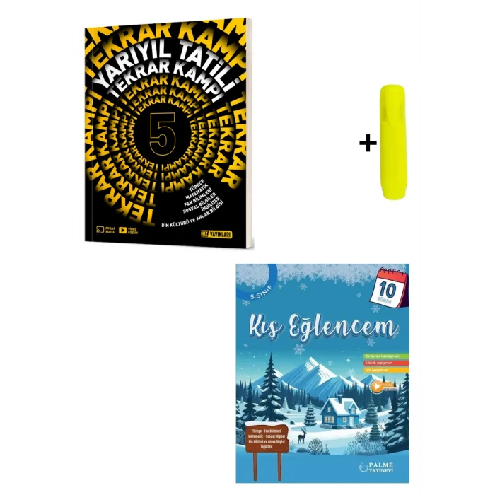 Hız Ve Palme 5. Sınıf Yarıyıl Tatili Tekrar Kampı Tüm Dersler Yeni