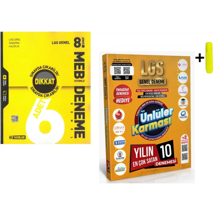 Hız Ve Ünlüler Karması 8. Sınıf LGS Genel Deneme Yeni