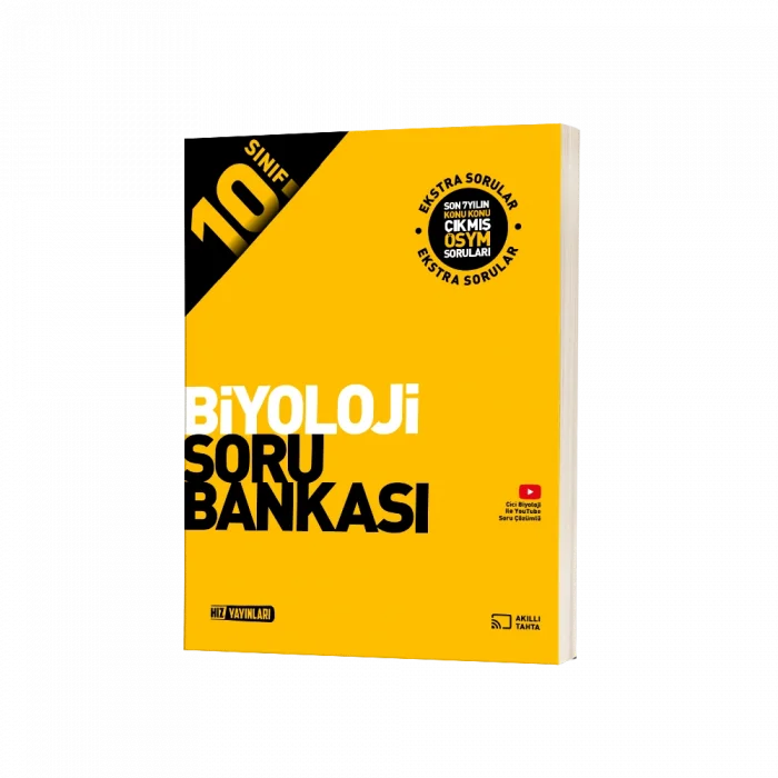 Hız Yayınları 10. Sınıf Biyoloji Soru Bankası Yeni