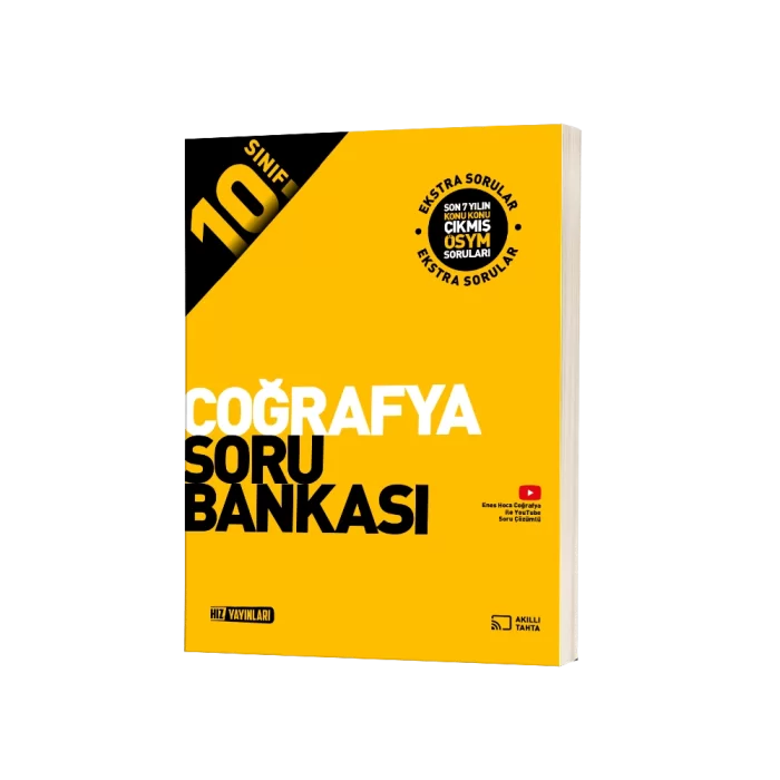 Hız Yayınları 10. Sınıf Coğrafya Soru Bankası Güncel Müfredat