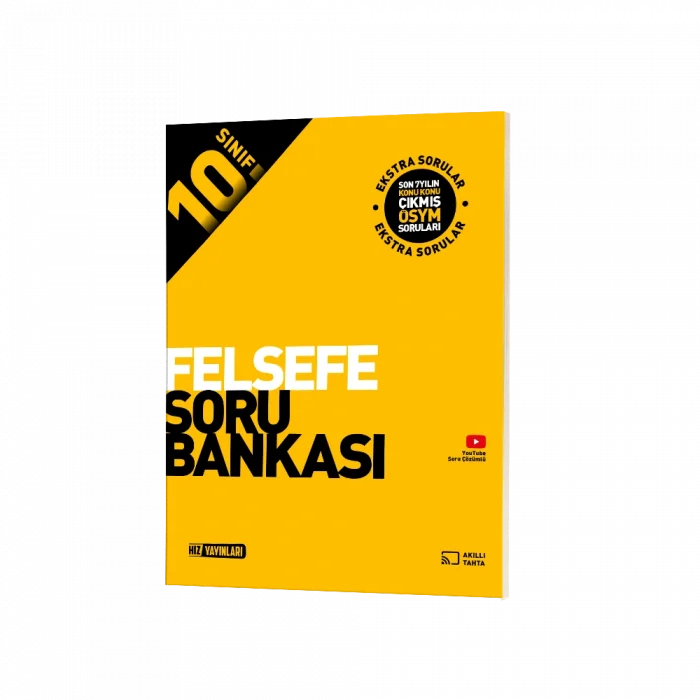 Hız Yayınları 10. Sınıf Felsefe Soru Bankası Güncel Müfredat