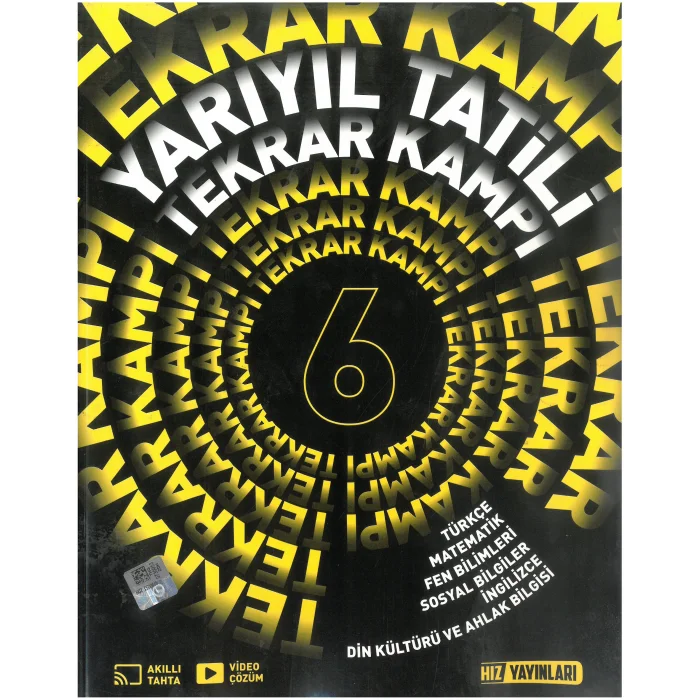 Hız Yayınları 6. Sınıf Yarıyıl Tatili Tekrar Kampı Yeni