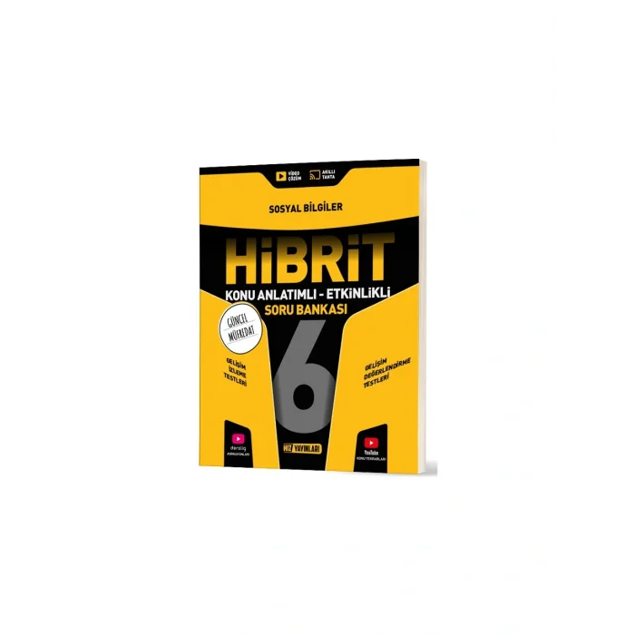 Hız Yayınları 6.sınıf Hibrit Sosyal Bilgiler Soru Bankası Yeni