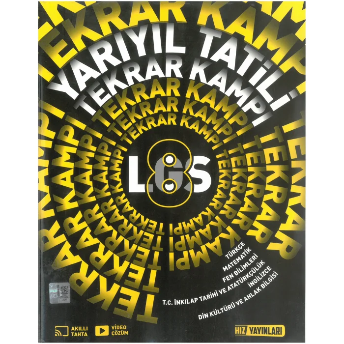 Hız Yayınları 8. Sınıf Yarıyıl Tatili Tekrar Kampı Yeni