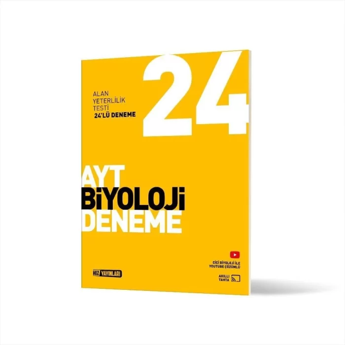 Hız Yayınları AYT Biyoloji 24lü Deneme