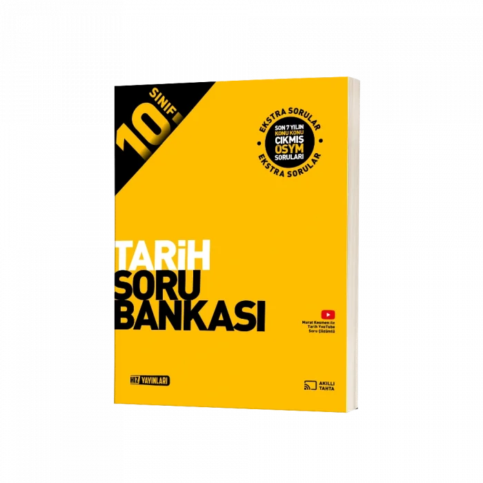 Hız Yayınları10. Sınıf Tarih Soru Bankası Güncel Müfredat