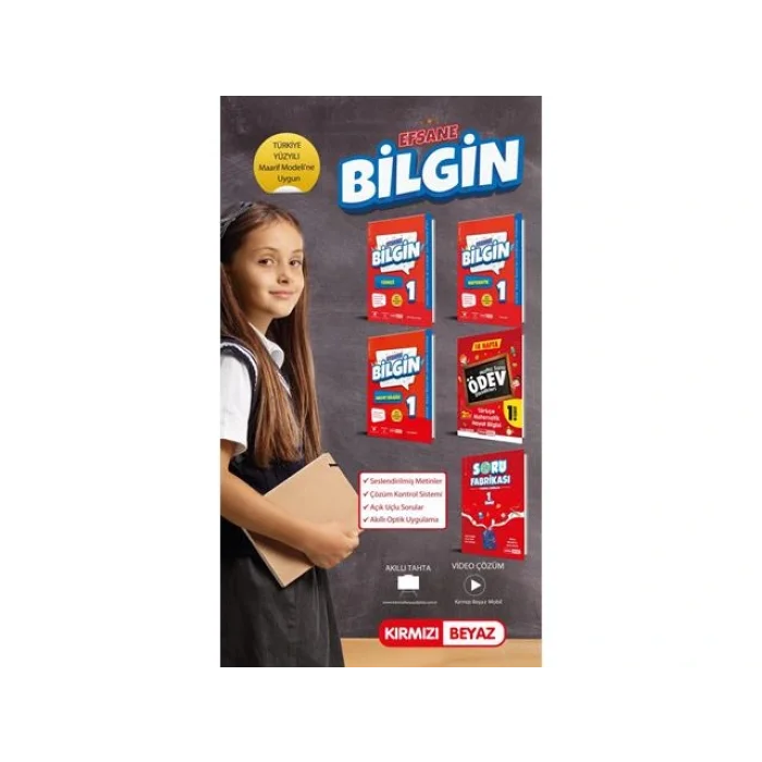 Kırmızı Beyaz Efsane Bilgin 1. Sınıf 2. Dönem Seti Yeni