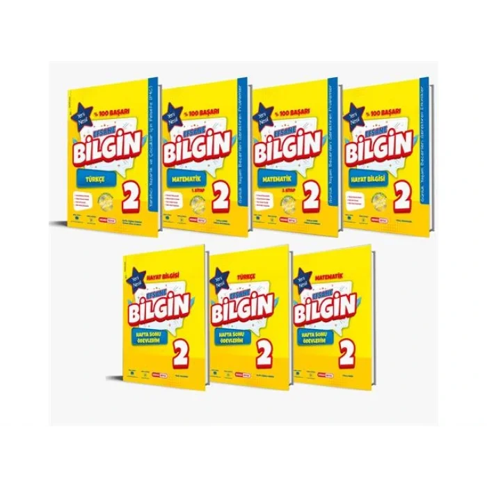 Kırmızı Beyaz Yayınları 2. Sınıf Efsane Bilgin Set Yeni