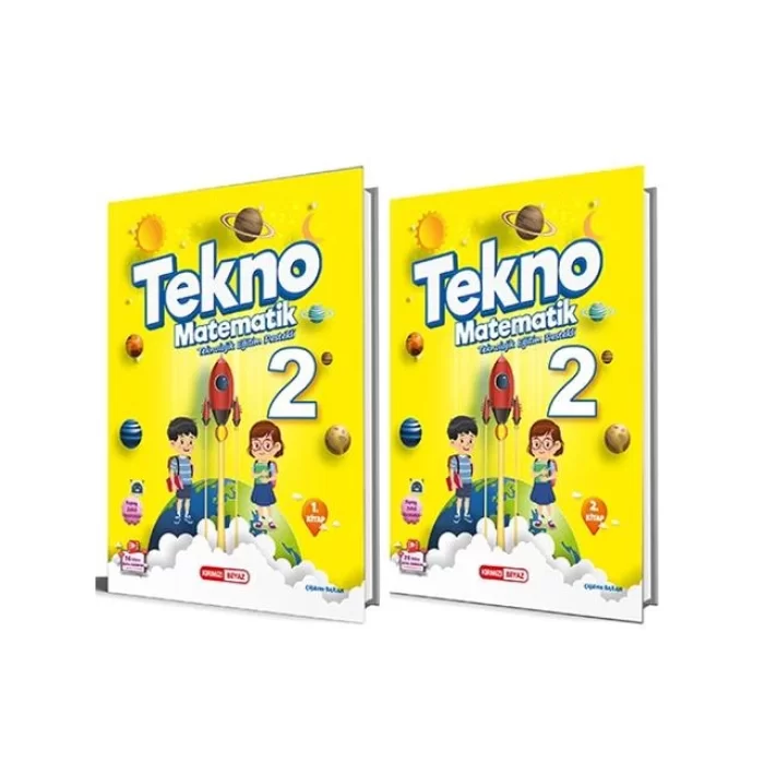 Kırmızı Beyaz Yayınları 2. Sınıf Tekno Matematik 2 Kitap