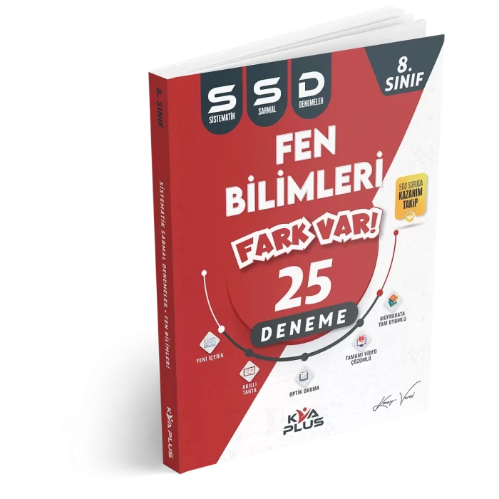 Koray Varol Akademi Yayınları 8. Sınıf Lgs Fen Bilimleri 25 Sistematik Sarmal Deneme Yeni