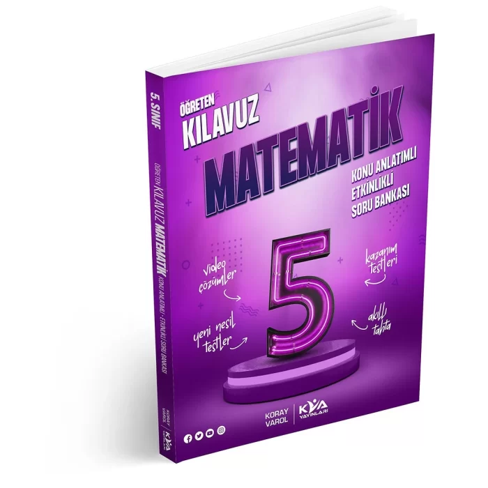 Kva 5. Sınıf Matematik Öğreten Kılavuz Konu Anlatımlı Etkinlikli Soru Bankası