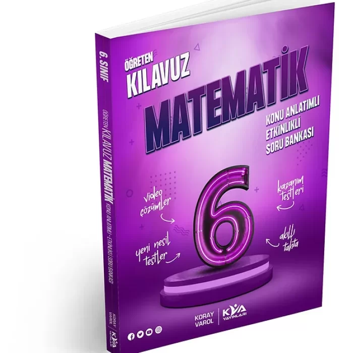 Kva 6. Sınıf Matematik Öğreten Kılavuz Konu Anlatımlı Etkinlikli Soru Bankası