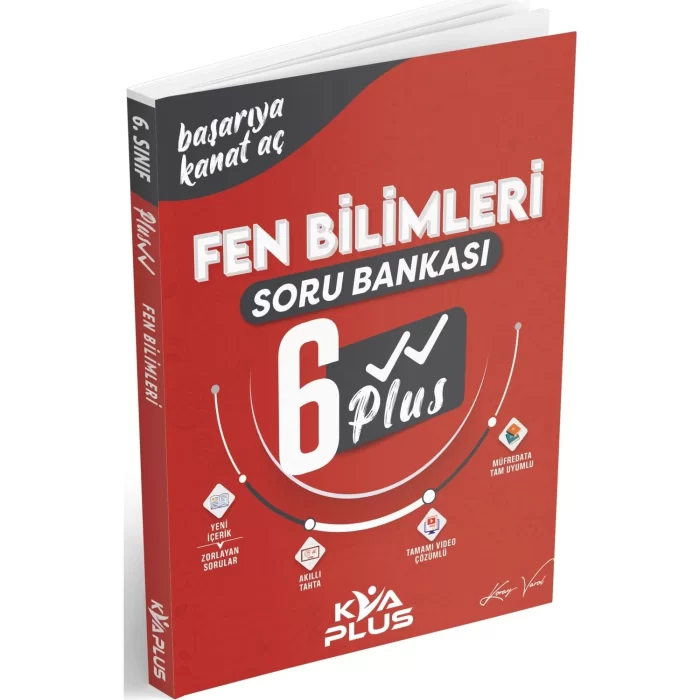 KVA Yayınları 6. Sınıf Matematik Fen Türkçe Plus Serisi Soru Bankası Seti Yeni