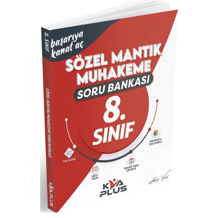 KVA Yayınları 8. Sınıf Türkçe Sözel Mantık Muhakeme Yeni