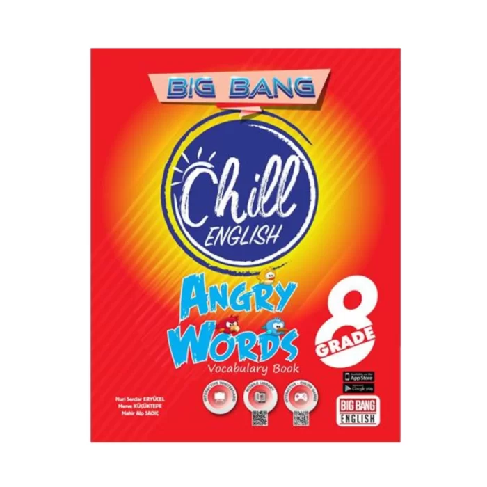 LGS 8. Grade Big Bang Chill English Angry Words Vocabulary Book