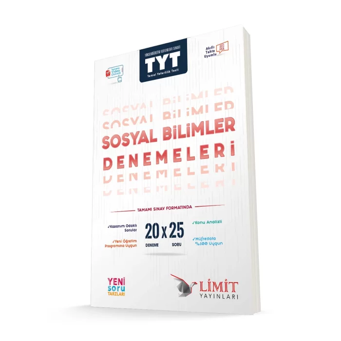 Limit Yayınları Tyt Sosyal Bilimler 20x20 Deneme Sınavı