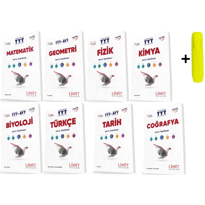 Limit Yayınları Tyt Tüm Dersler Soru Bankası Seti 8 Kitap