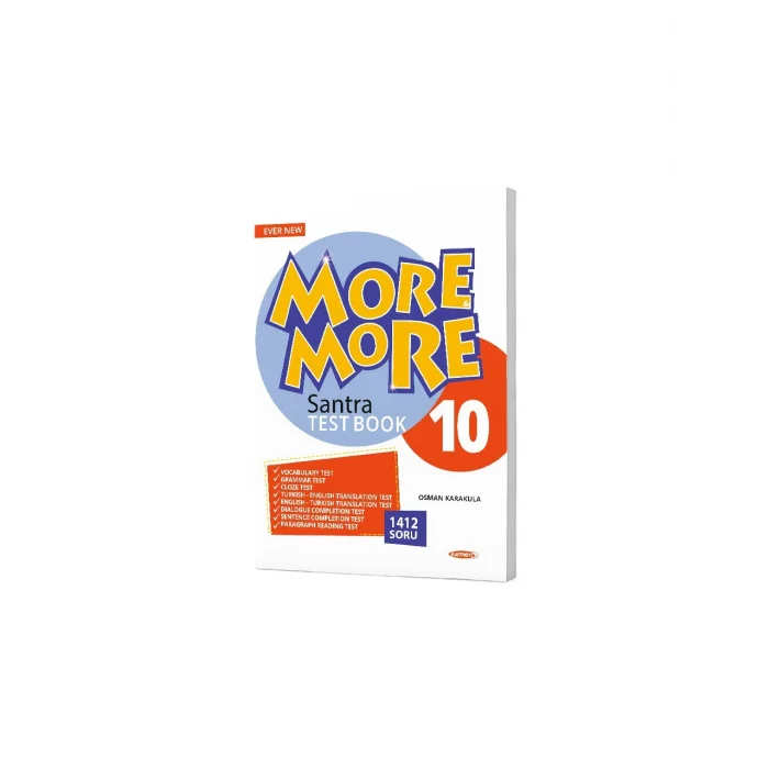 More And More English 10 Santra Test Book