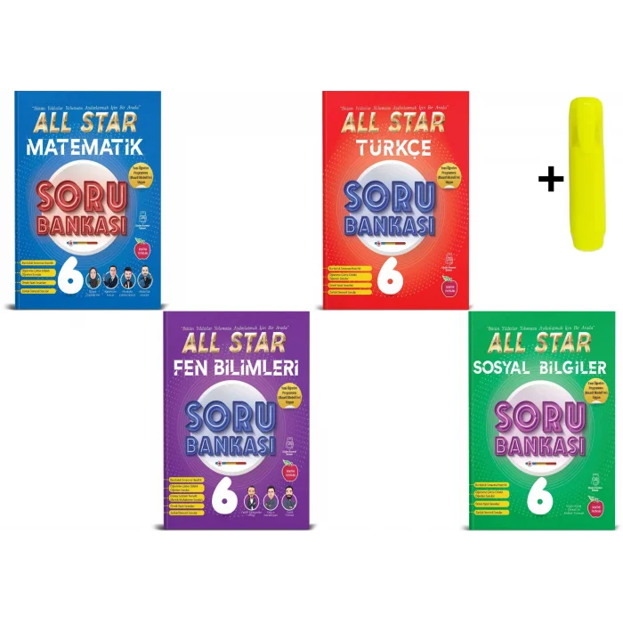 Newton 6.Sınıf All Star Matematik Fen Türkçe Sosyal Soru Bankası Yeni