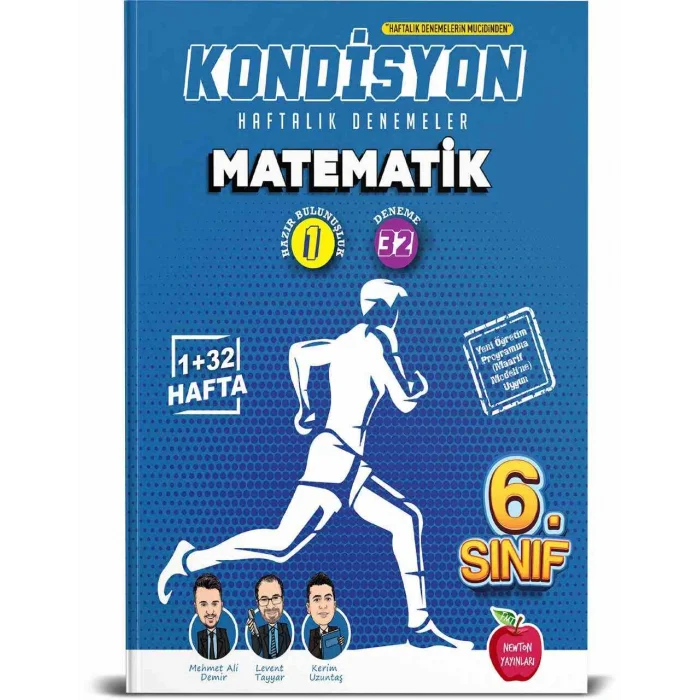 Newton 6.Sınıf Kondisyon Matematik Haftalık Kazanım Denemeleri 33 Hafta