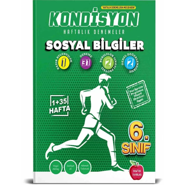 Newton 6.Sınıf Kondisyon Sosyal Bilimler Haftalık Kazanım Denemeleri 36 Hafta