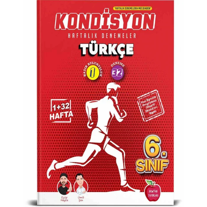 Newton 6.Sınıf Kondisyon Türkçe Haftalık Kazanım Denemeleri 33 Hafta