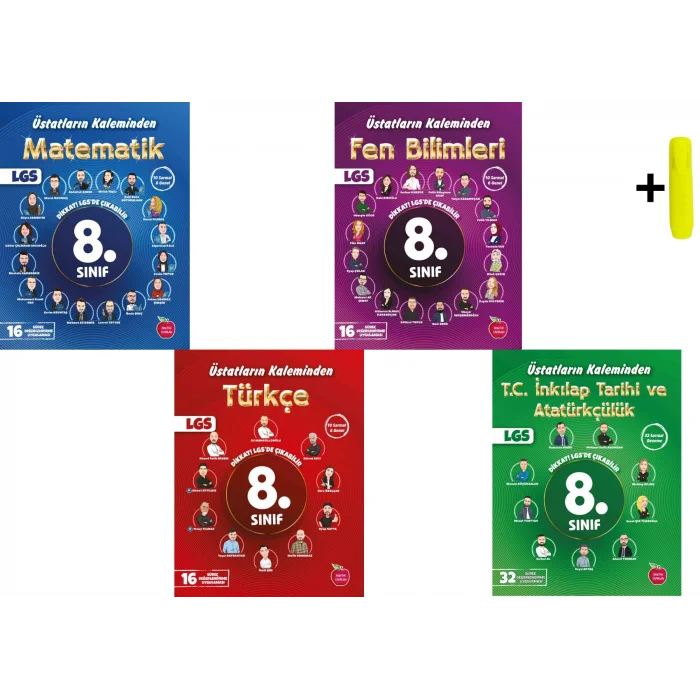 Newton 8.Sınıf Matematik Fen Türkçe Sosyal Üstatların Kaleminden Deneme Seti Yeni