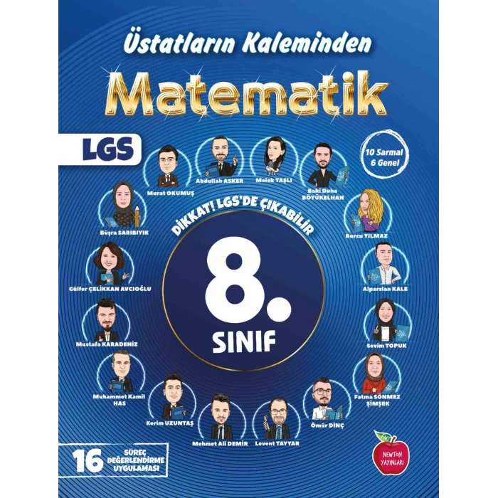 Newton 8.Sınıf Matematik Üstatların Kaleminden 16 Deneme Yeni