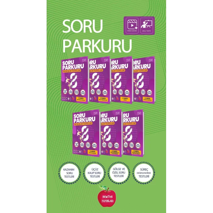 Newton 8.Sınıf Soru Parkuru Fen Bilimleri Set Yeni