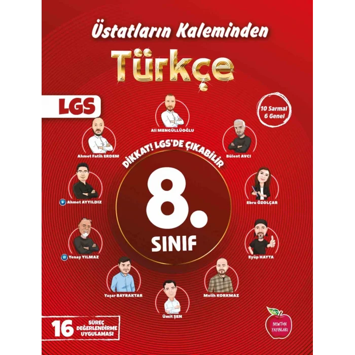 Newton 8.Sınıf Türkçe Üstatların Kaleminden 16 Deneme Yeni