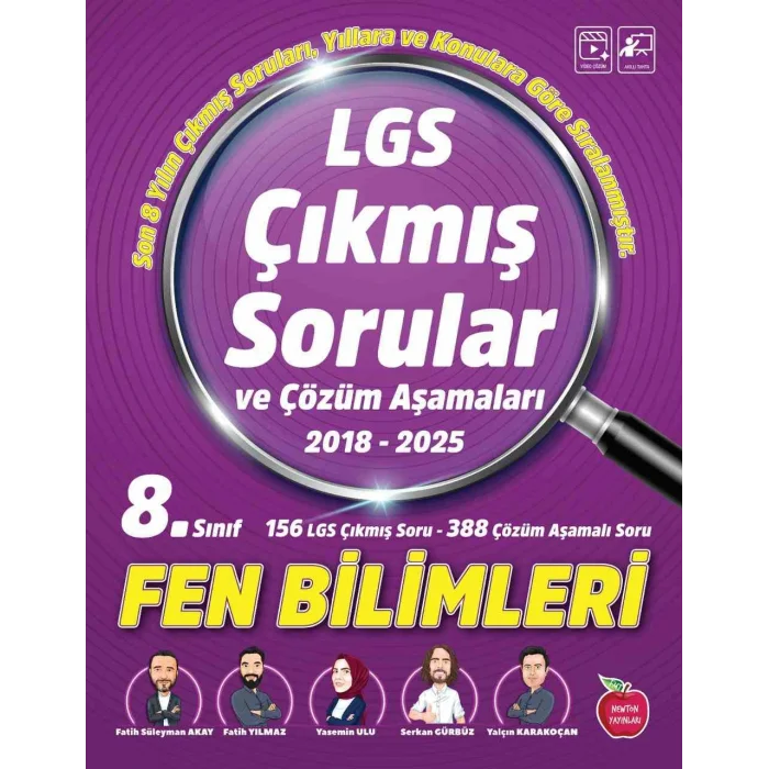 Newton Lgs Çıkmış Sorular Fen Bilimleri Yeni 2018 - 2025