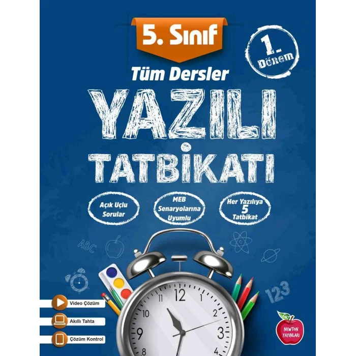 Newton Yayınları 5.Sınıf Yazılı Tatbikatı 1.Dönem Tüm Dersler Yeni
