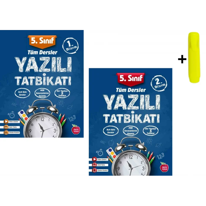 Newton Yayınları 5.Sınıf Yazılı Tatbikatı 1.Dönem Ve 2.Dönem Tüm Dersler
