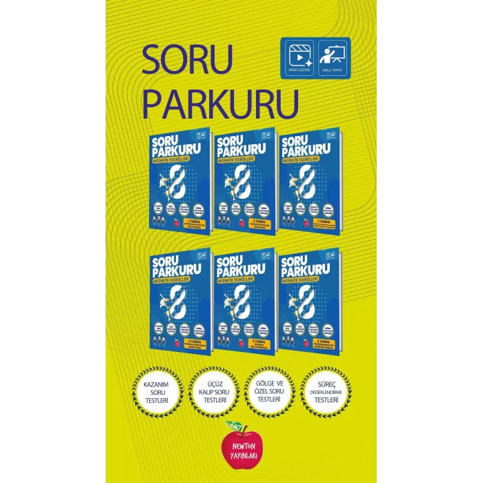 Newton Yayınları 8.Sınıf Matematik Soru Parkuru Seti Yeni