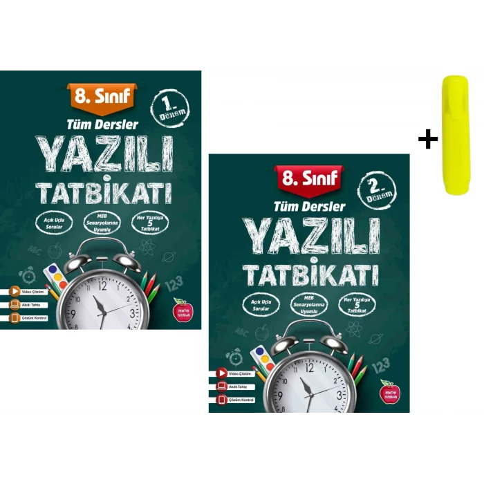 Newton Yayınları 8.Sınıf Yazılı Tatbikatı 1.Dönem Ve 2.Dönem Tüm Dersler