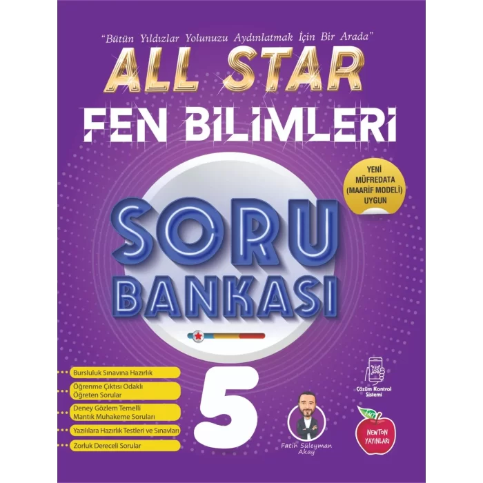 Newton Yayınları Yeni 5.Sınıf All Star Soru Bankası Fen Bilimleri