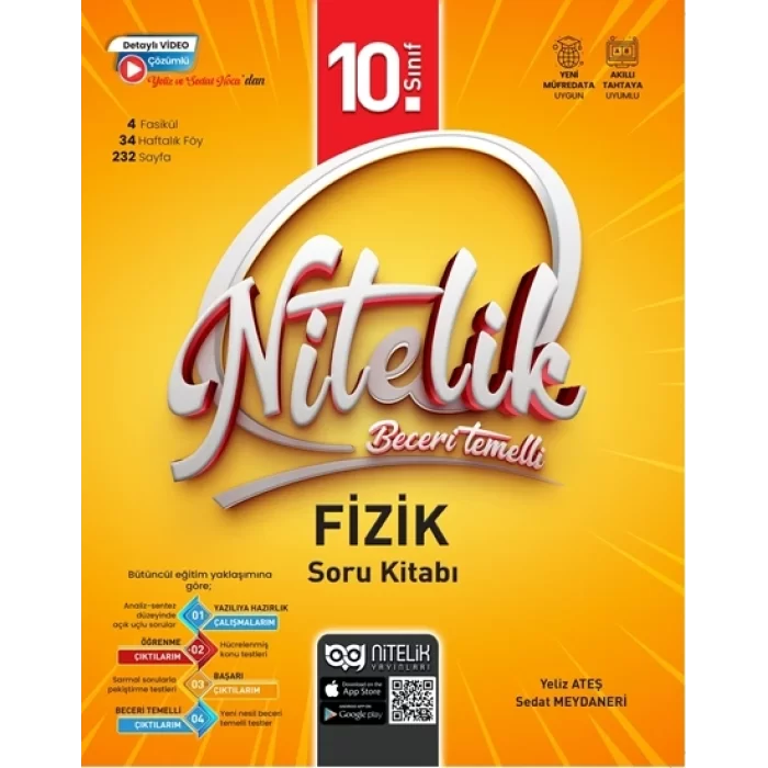 Nitelik 10.Sınıf Beceri Temelli Fizik Soru Kitabı Yeni