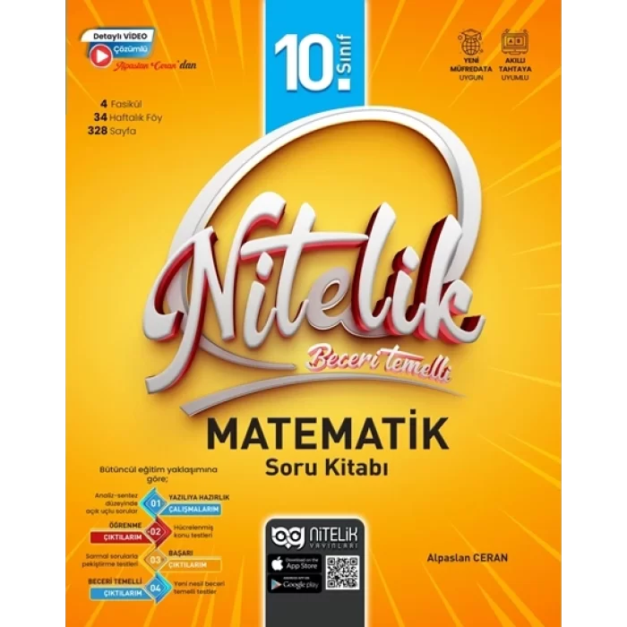 Nitelik 10.Sınıf Beceri Temelli Matematik Soru Kitabı Yeni