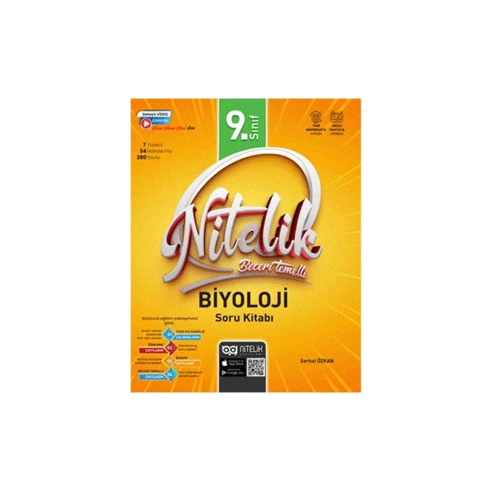 Nitelik Yayınları 9. Sınıf Biyoloji Soru Kitabı Yeni