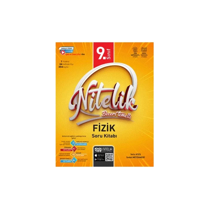 Nitelik Yayınları 9. Sınıf Fizik Soru Kitabı Yeni