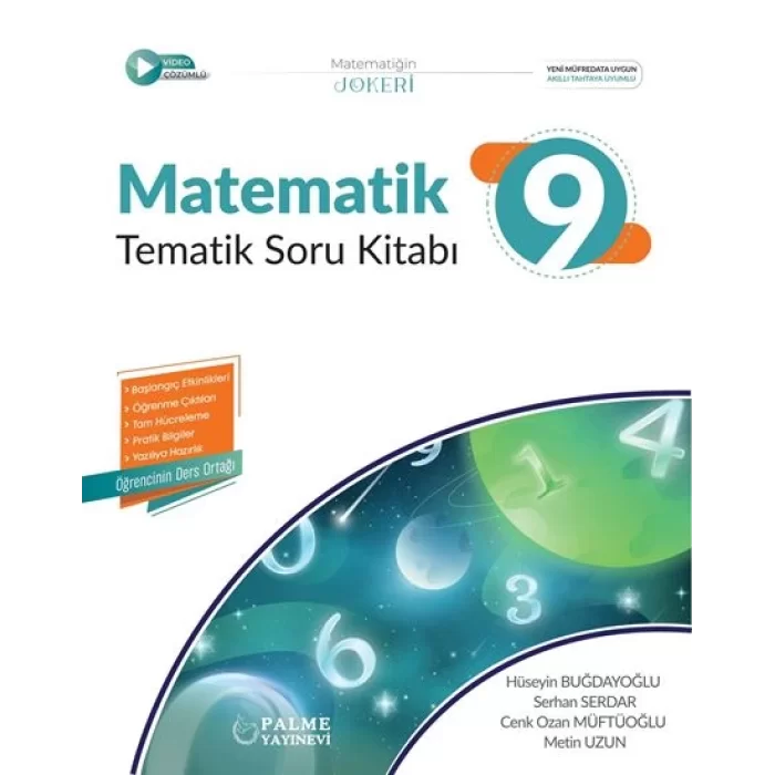 Palme 9.SINIF Joker Matematik Tematik Soru Kitabı Yeni