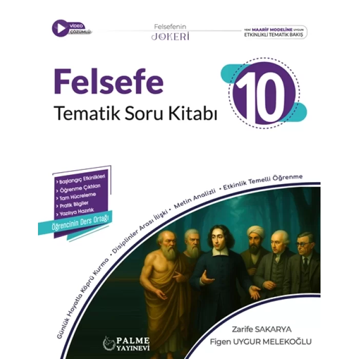 Palme Yayıncılık 10. Sınıf Joker Felsefe Soru Kitabı