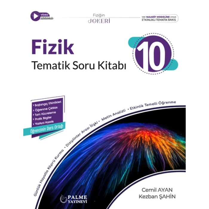 Palme Yayıncılık 10. Sınıf Joker Fizik  Soru Kitabı