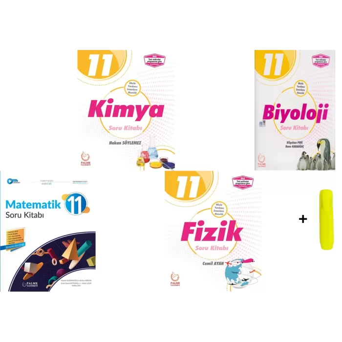 Palme Yayıncılık 11. Sınıf Matematik Fen Sayısal Soru Kitabı Seti Yeni 4 Kitap