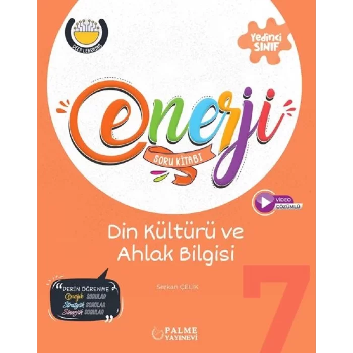 Palme Yayıncılık 7. Sınıf Enerji Din Kültürü Soru Kitabı Yeni