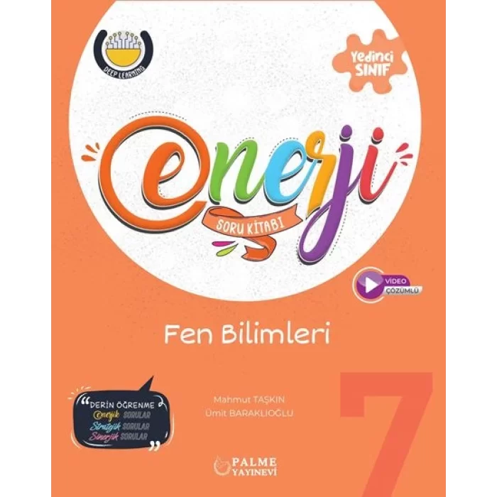 Palme Yayıncılık 7. Sınıf Enerji Fen Bilimleri Soru Kitabı Yeni