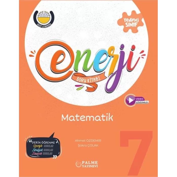 Palme Yayıncılık 7. Sınıf Enerji Matematik Soru Kitabı Yeni