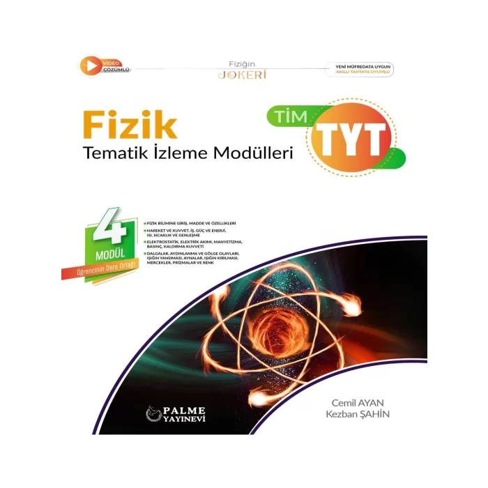 Palme Yayıncılık TYT Tim Joker Fizik Tematik İzleme Modülleri