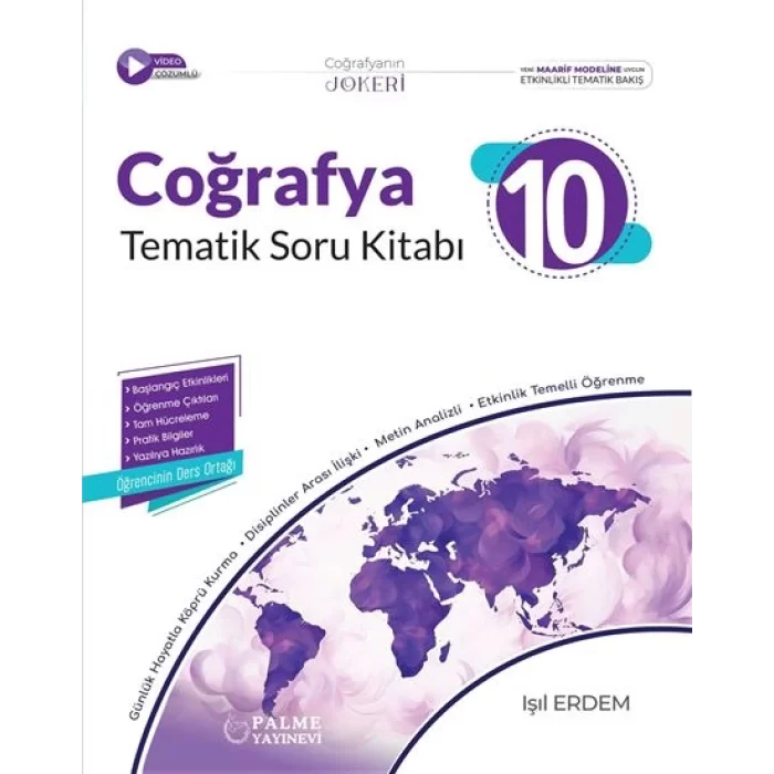Palme Yayınları 10. Sınıf Coğrafya Tematik Soru Kitabı Yeni